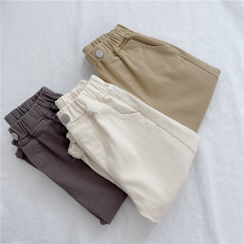 Kids Casual Pants Solid Boys Loose Harem Pants ( Pack of 3 )