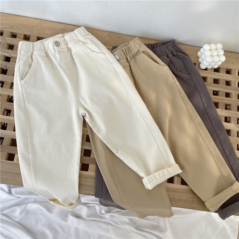 Kids Casual Pants Solid Boys Loose Harem Pants ( Pack of 3 )