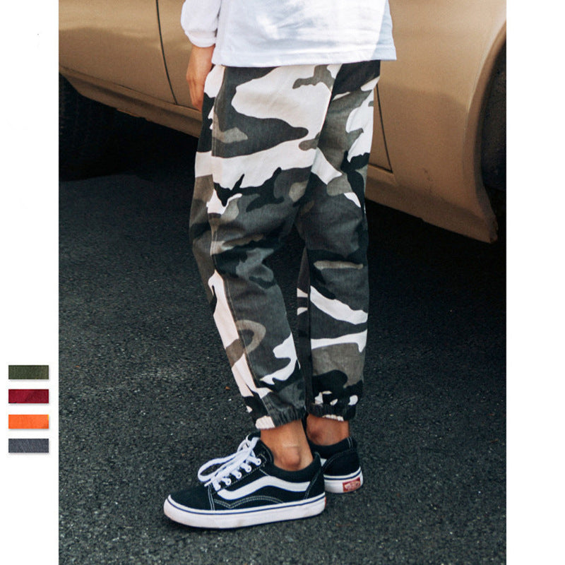 Children Pant Clothes Camouflage Joggers for Boys Trousers ( Pack of 4 )