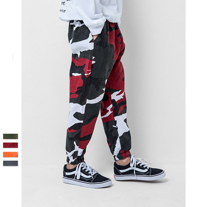 Children Pant Clothes Camouflage Joggers for Boys Trousers ( Pack of 4 )