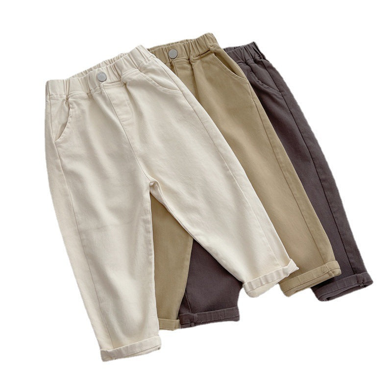 Kids Casual Pants Solid Boys Loose Harem Pants ( Pack of 3 )