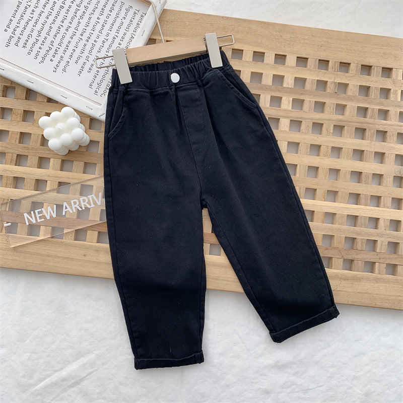 Kids Casual Pants Solid Boys Loose Harem Pants ( Pack of 3 )